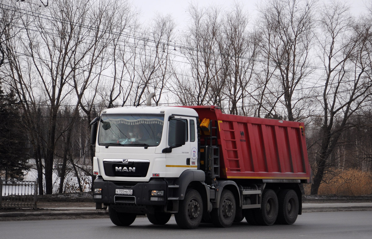 Омская область, № Х 705 МВ 55 — MAN TGS 41.400