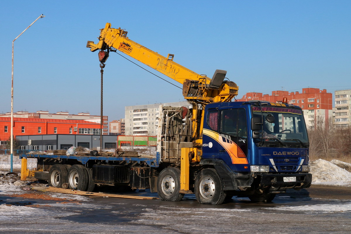 Омская область, № Н 712 ТР 55 — Daewoo Ultra Royal