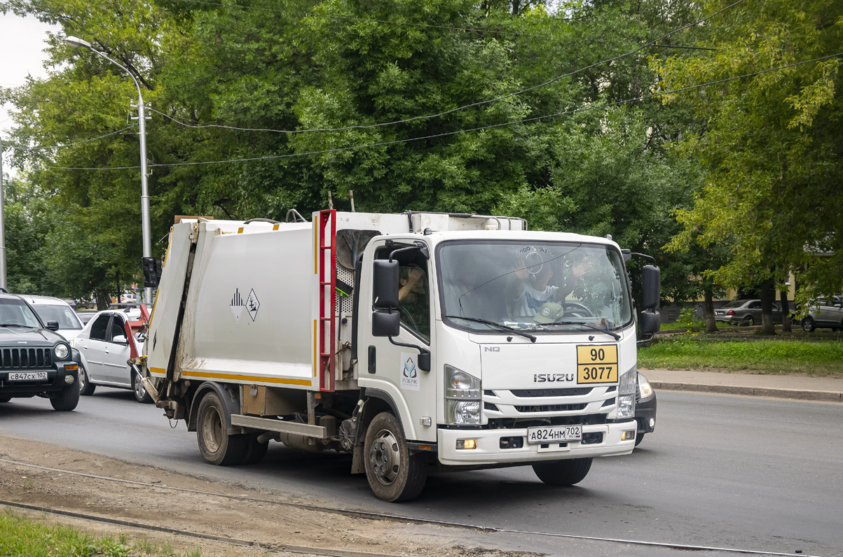 Башкортостан, № А 824 НМ 702 — Isuzu NPR75 [Z7X]