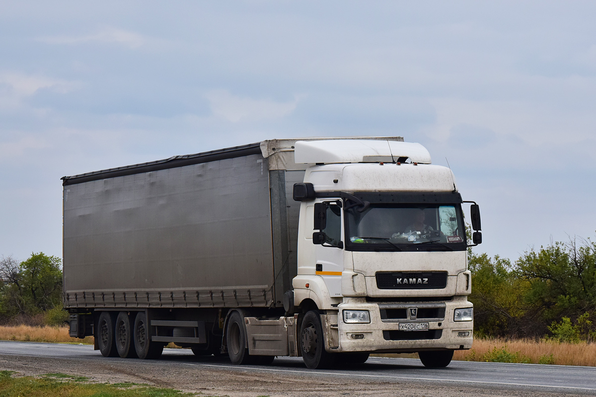 Татарстан, № Х 420 ЕС 116 — КамАЗ-5490-S5(87)
