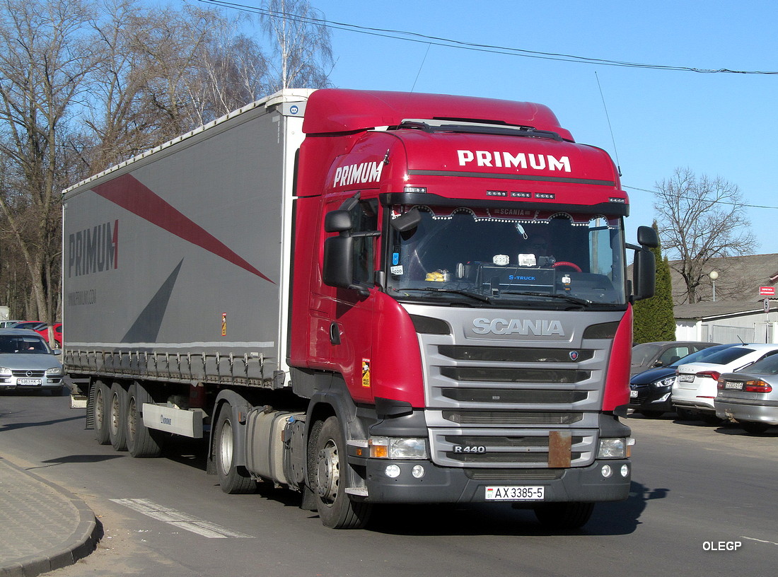 Минск, № АХ 3385-5 — Scania ('2009) R440