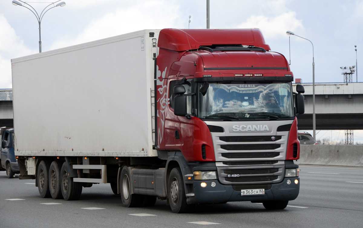 Самарская область, № В 363 СА 82 — Scania ('2004) G420