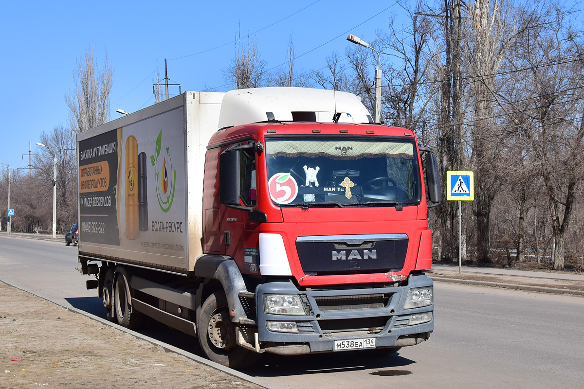 Волгоградская область, № М 538 ЕА 134 — MAN TGS 26.350