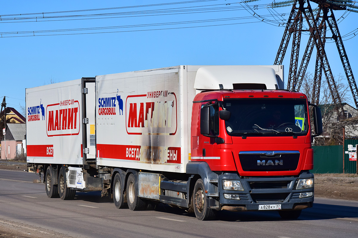 Волгоградская область, № А 828 КУ 37 — MAN TGS 18.360