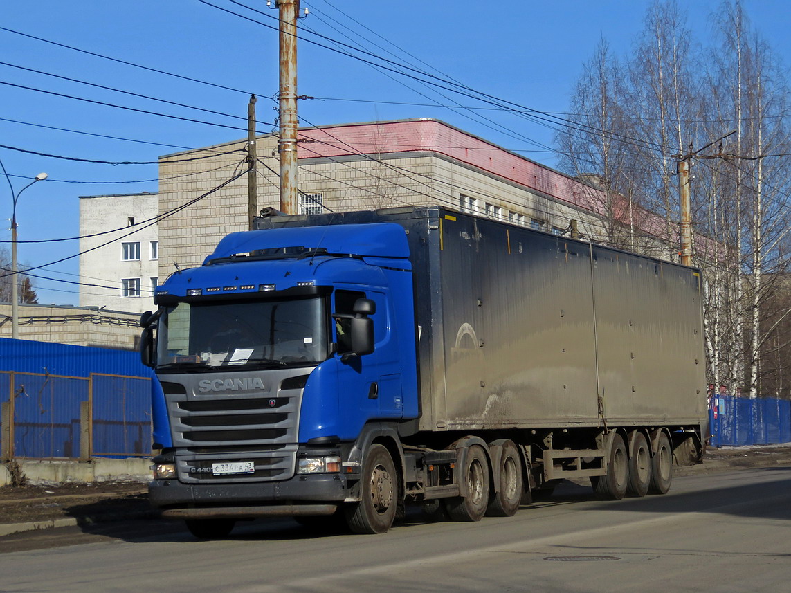 Кировская область, № С 334 РА 43 — Scania ('2013) G440