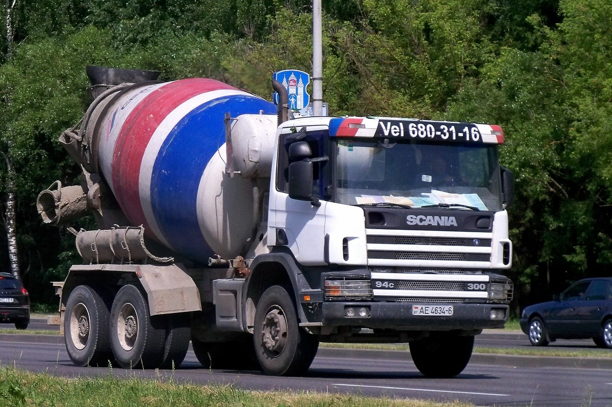 Могилёвская область, № АЕ 4634-6 — Scania ('1996, общая модель)