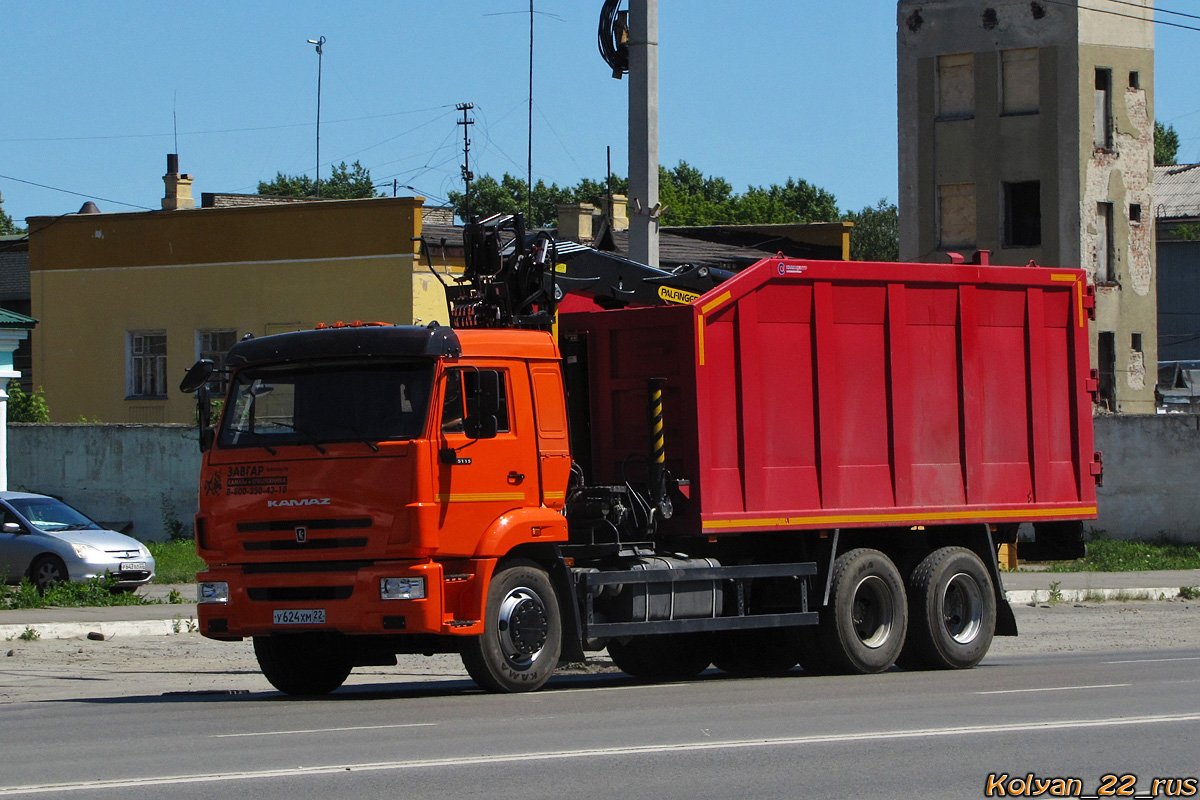 Алтайский край, № У 624 ХМ 22 — КамАЗ-65115-A5(48)