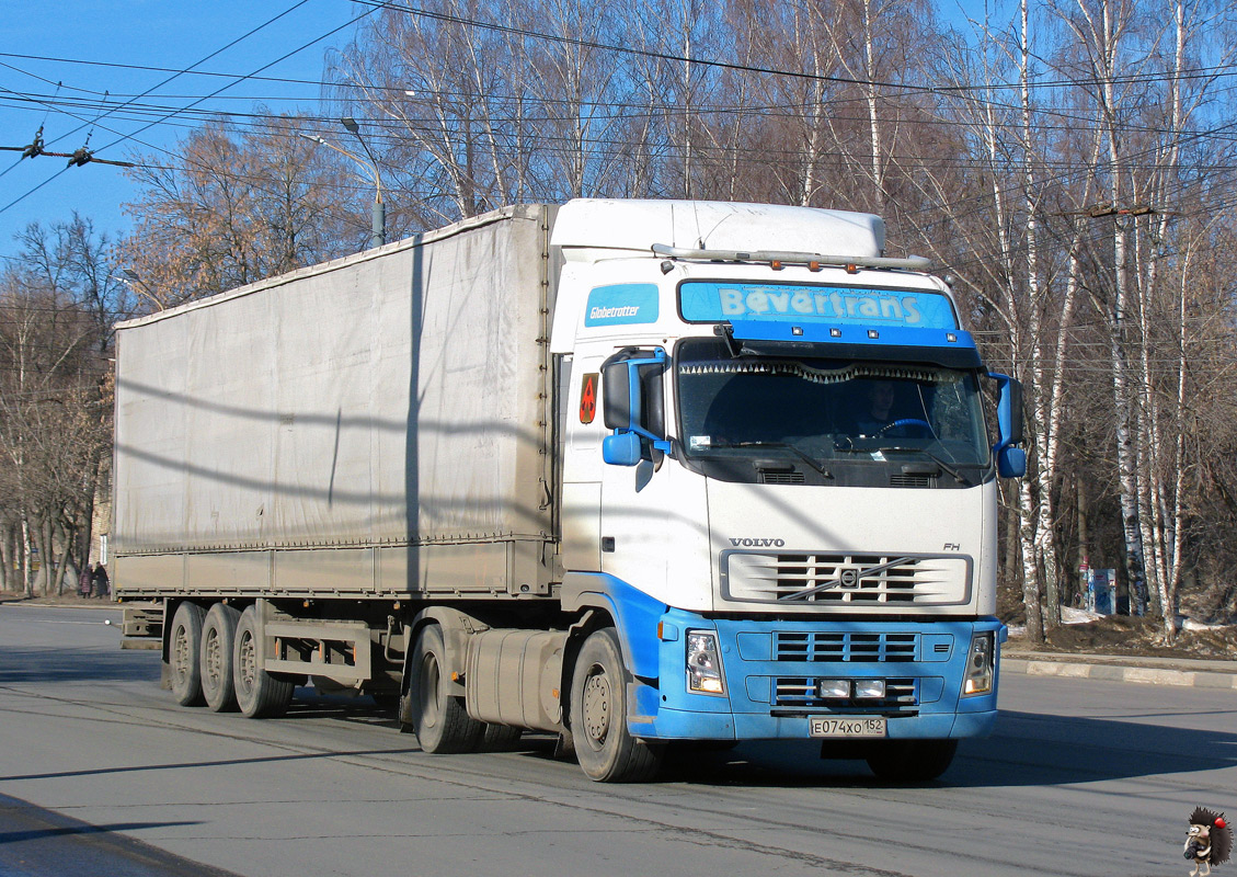 Нижегородская область, № Е 074 ХО 152 — Volvo ('2002) FH12.420