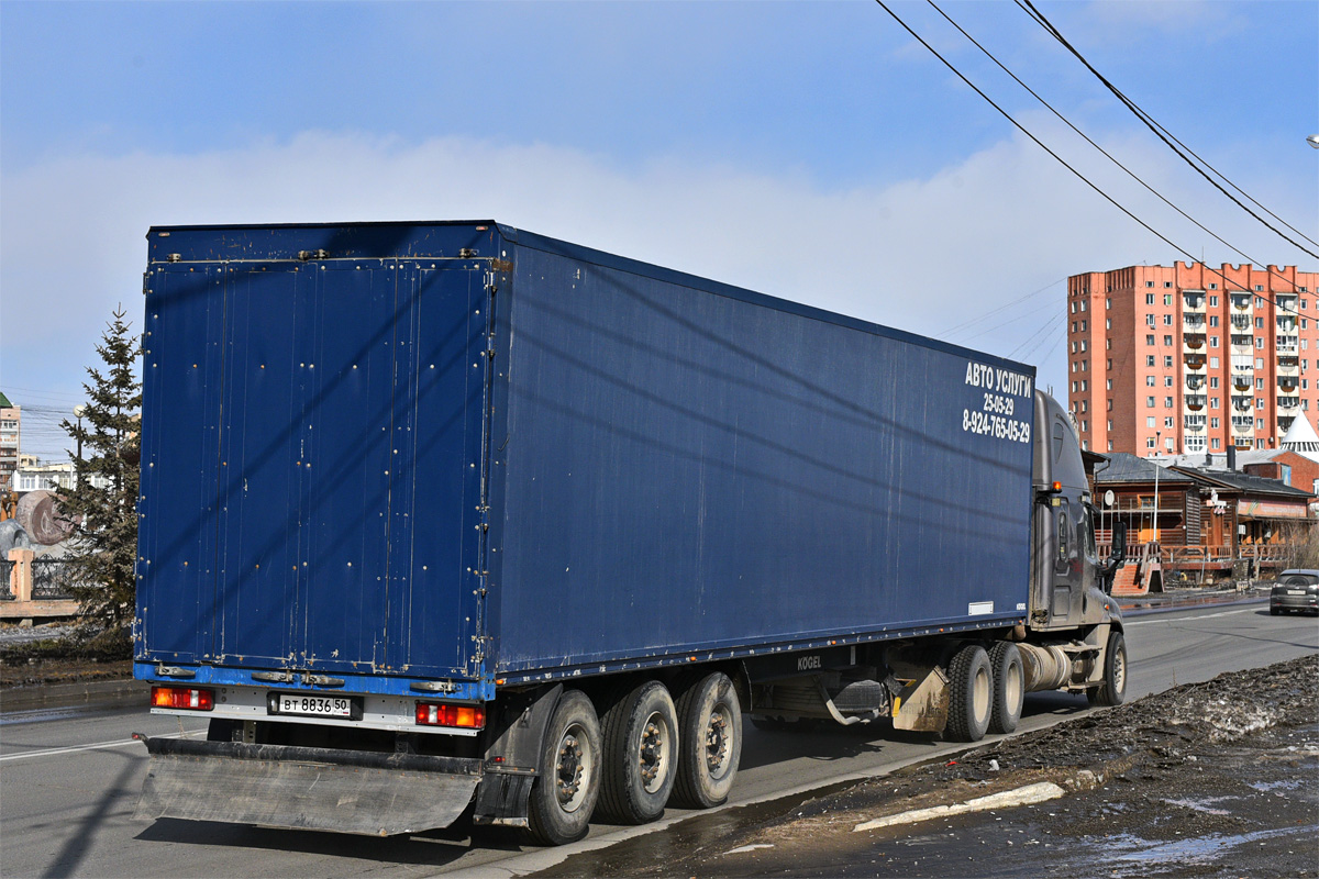 Саха (Якутия), № Х 920 ТУ 190 — Freightliner Cascadia; Саха (Якутия), № ВТ 8836 50 — Kögel (общая модель)