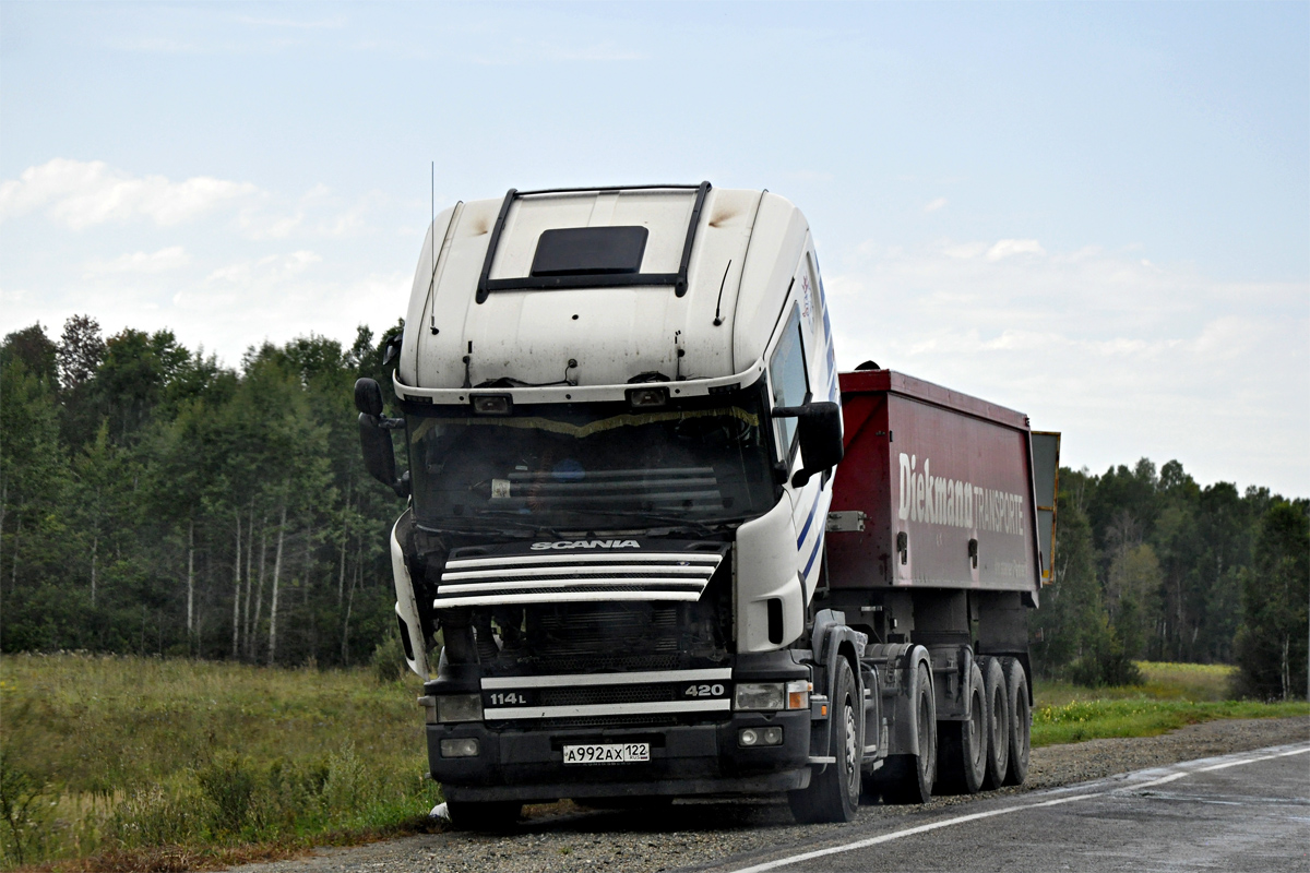 Алтайский край, № А 992 АХ 122 — Scania ('1996) R114L