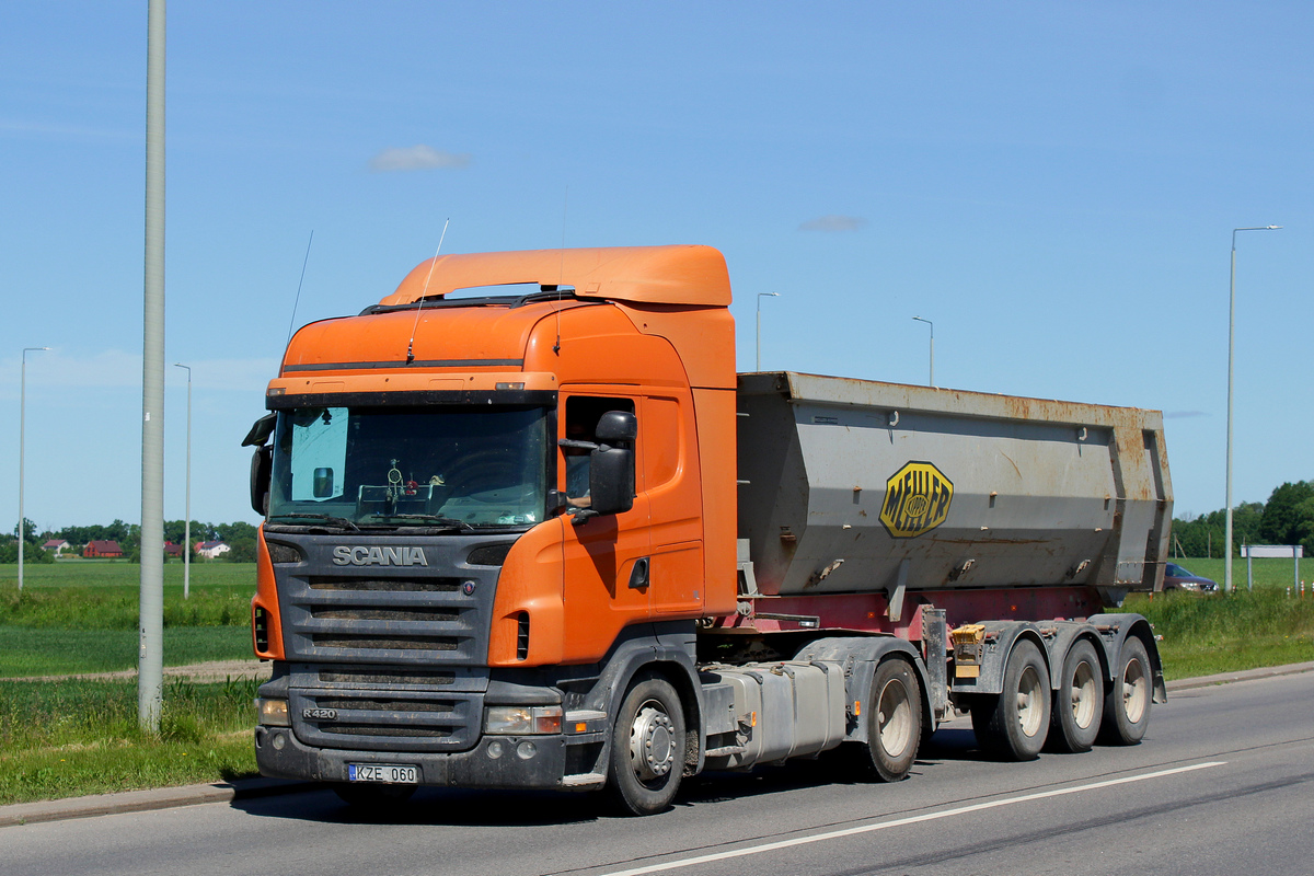 Литва, № KZE 060 — Scania ('2004) R420