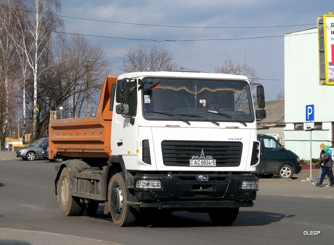 Минская область, № АС 6834-5 — МАЗ-5550B2