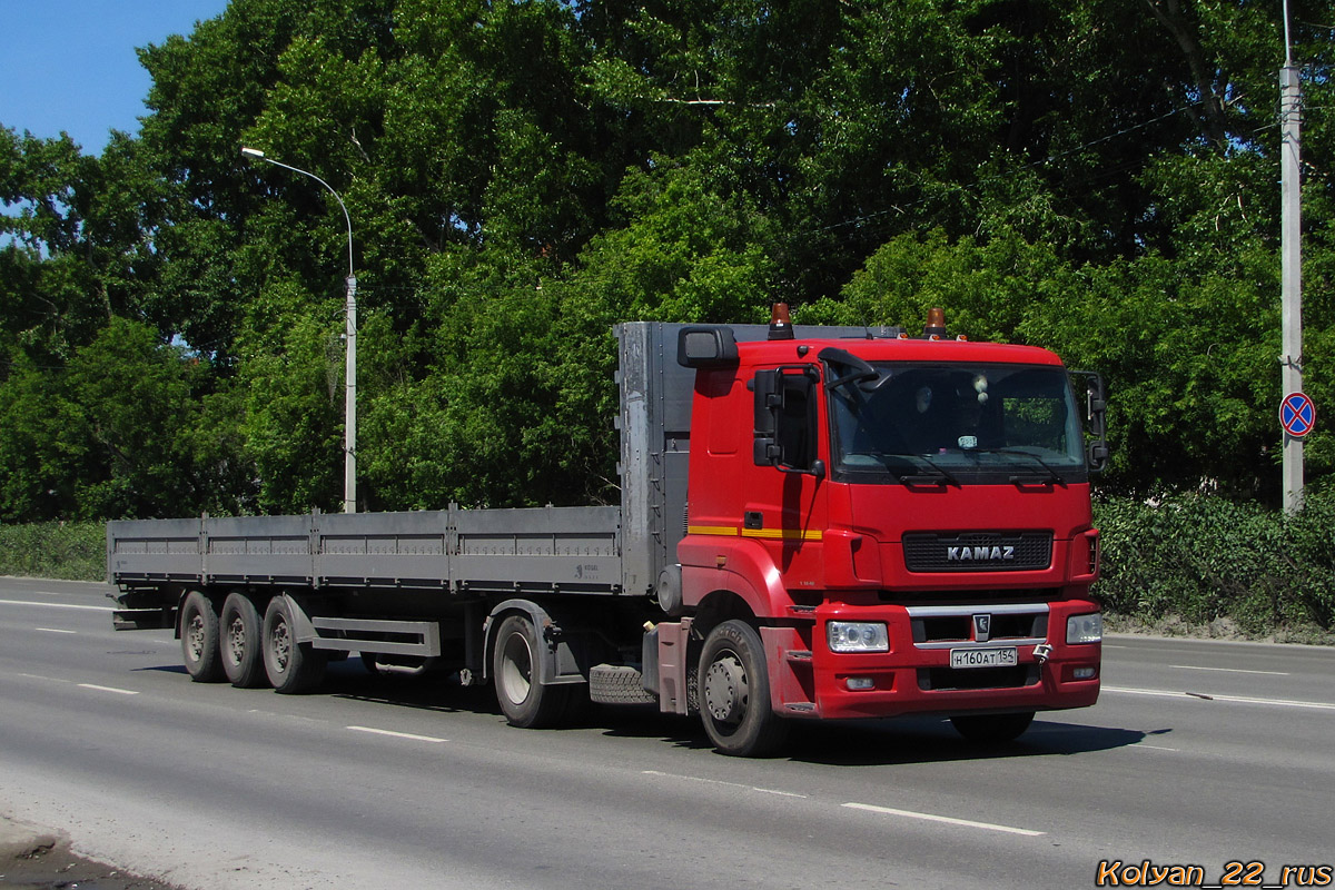 Новосибирская область, № Н 160 АТ 154 — КамАЗ-5490-S5(87)