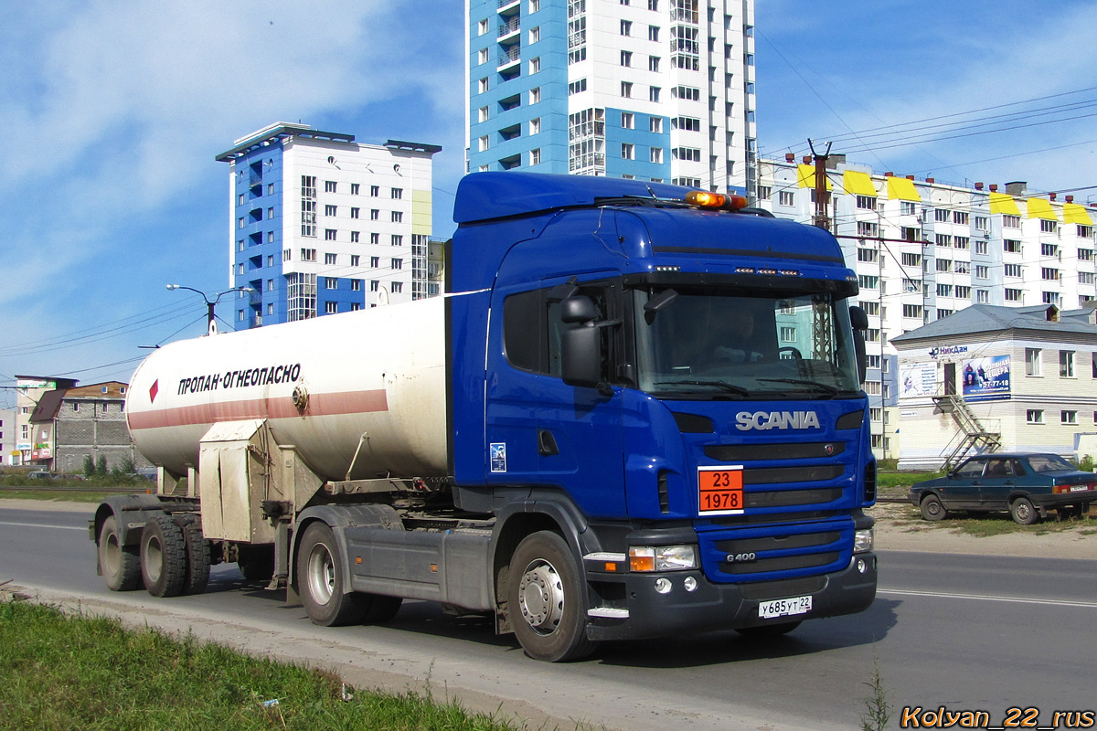 Алтайский край, № У 685 УТ 22 — Scania ('2009) G400