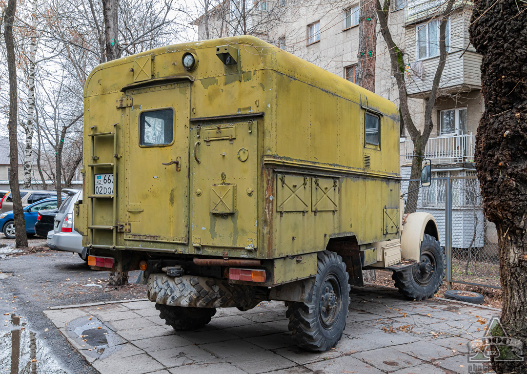 Алматы, № 663 DQA 02 — ГАЗ-63АЭ