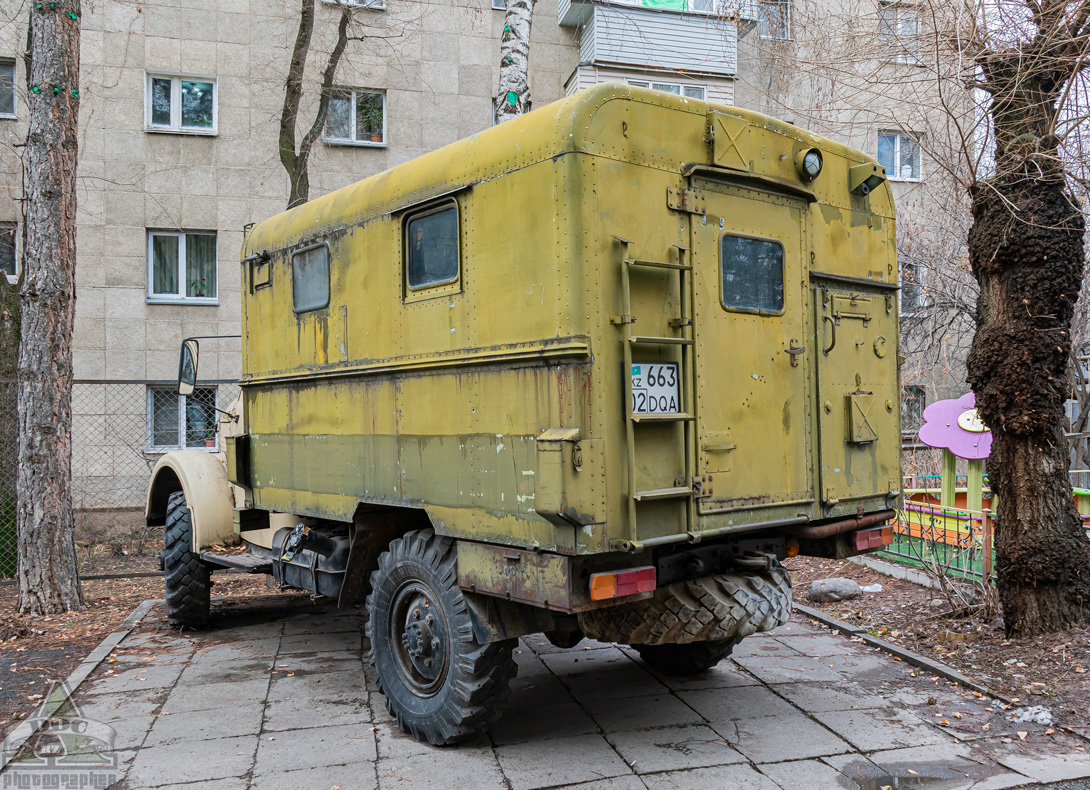 Алматы, № 663 DQA 02 — ГАЗ-63АЭ