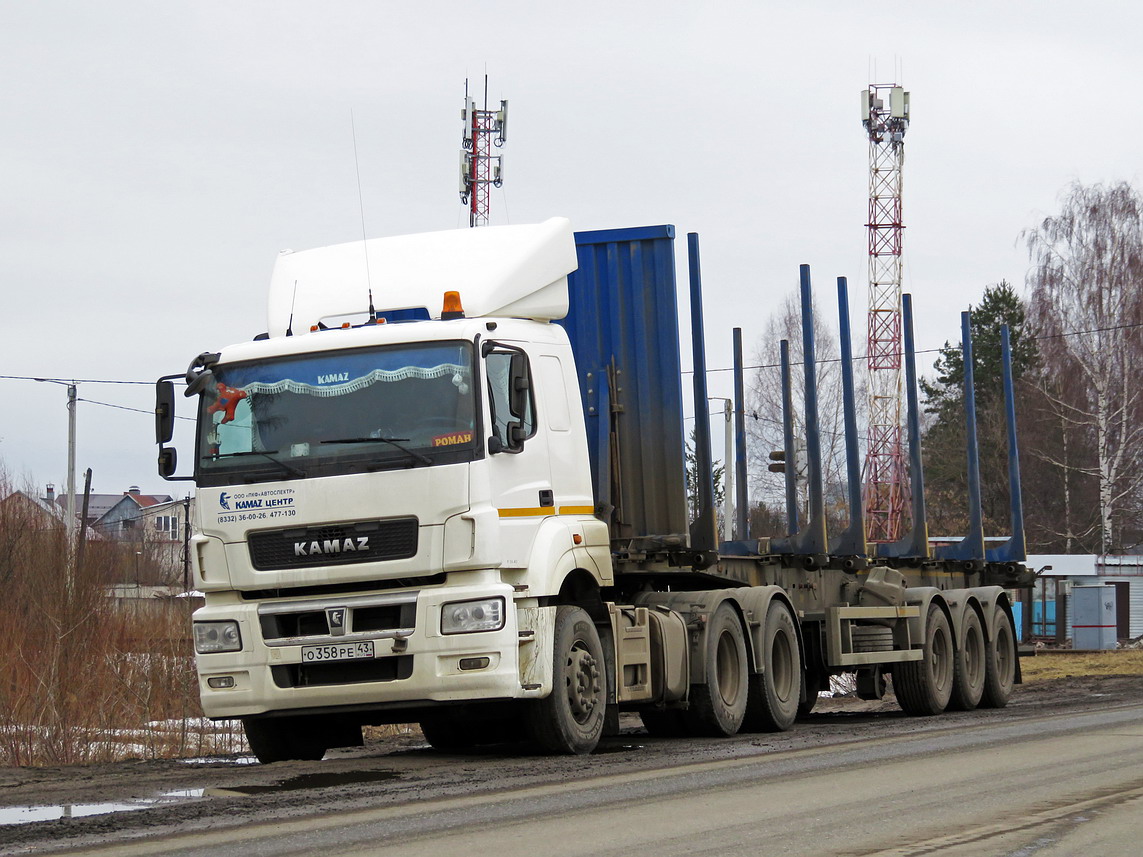 Кировская область, № О 358 РЕ 43 — КамАЗ-65206-T5(68)