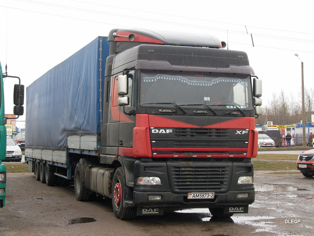 Витебская область, № АМ 5873-2 — DAF XF95 FT