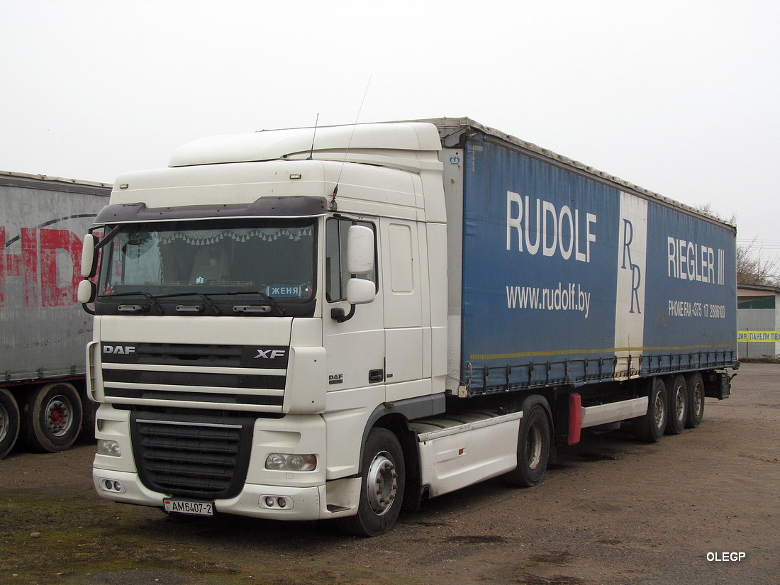 Витебская область, № АМ 6407-2 — DAF XF105 FT