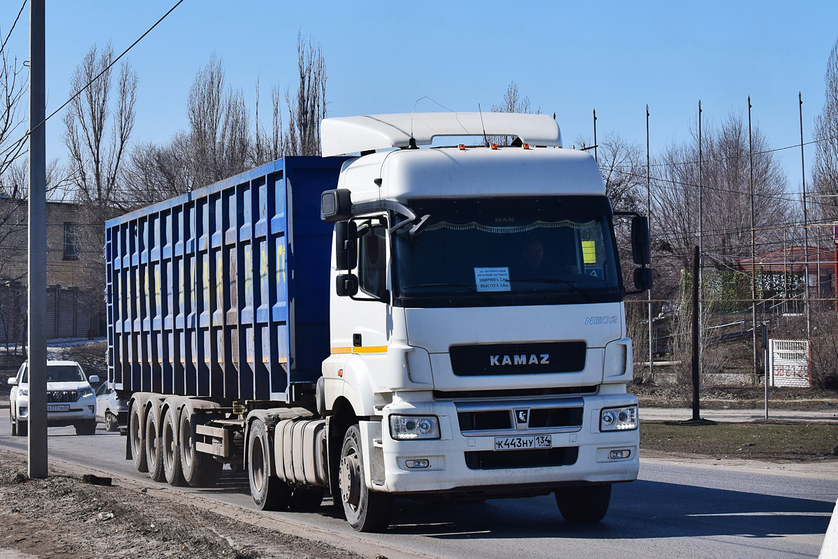 Волгоградская область, № К 443 НУ 134 — КамАЗ-5490-S5(87)
