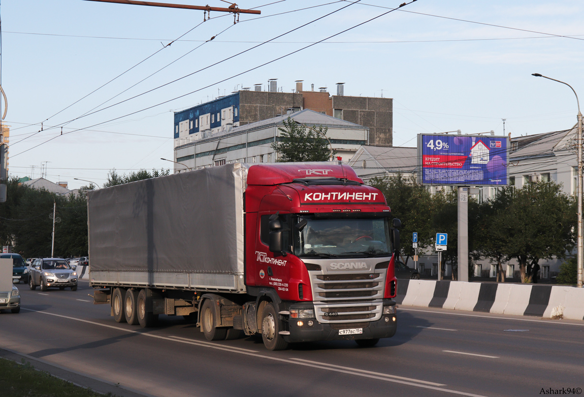 Новосибирская область, № С 977 ВС 154 — Scania ('2009) G440