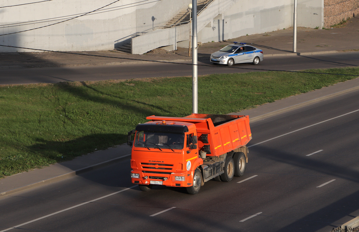 Красноярский край, № Т 110 ОС 124 — КамАЗ-65115-A5(48)