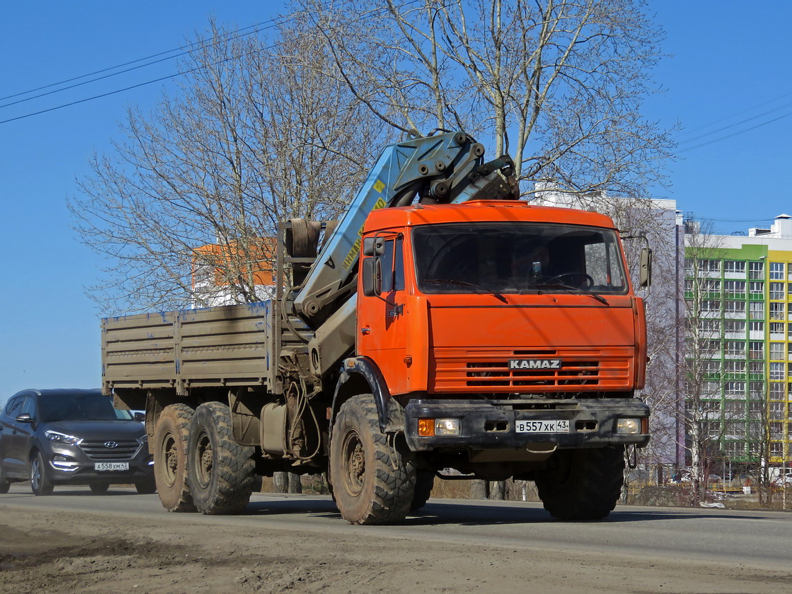 Кировская область, № В 557 ХК 43 — КамАЗ-43118-15 [43118R]