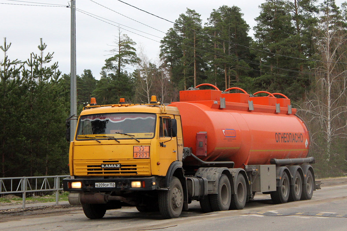 Нижегородская область, № В 209 ОР 152 — КамАЗ-65116-N3(78)