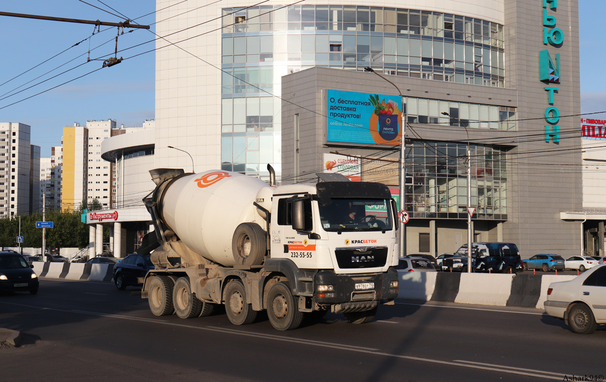 Красноярский край, № В 978 ЕР 750 — MAN TGS 41.400
