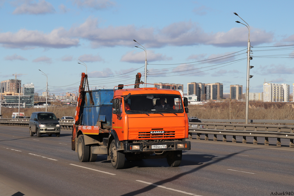 Красноярский край, № Т 934 КО 124 — КамАЗ-43253-A3(96)