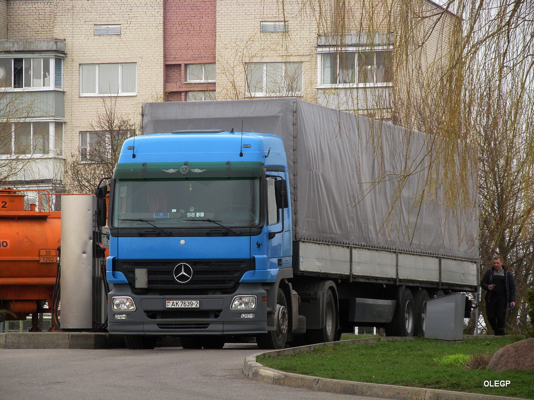Витебская область, № АК 7639-2 — Mercedes-Benz Actros ('2003) 1844