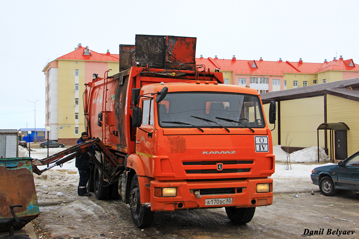 Ненецкий автономный округ, № А 170 ВС 83 — КамАЗ-65115-A4(23)