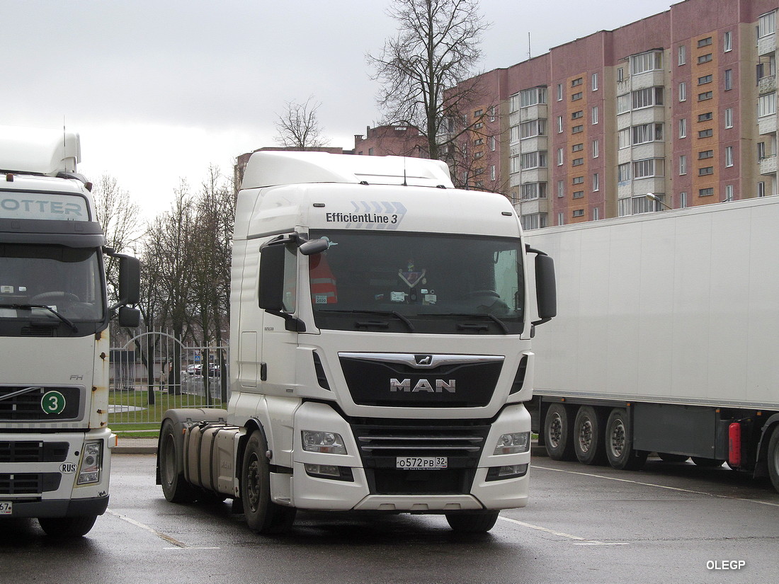 Брянская область, № О 572 РВ 32 — MAN TGX ('2016) 18.500