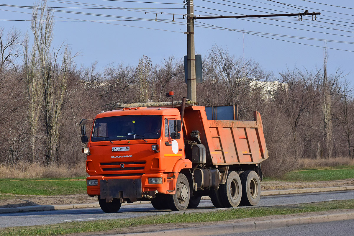Волгоградская область, № В 186 КТ 134 — КамАЗ-65115-L4(19)