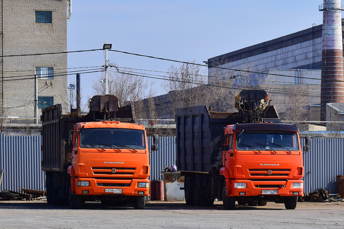 Волгоградская область, № В 208 ЕО 134 — КамАЗ-65115-L4(19); Волгоградская область, № Е 887 ТА 134 — КамАЗ-65115 (общая модель)