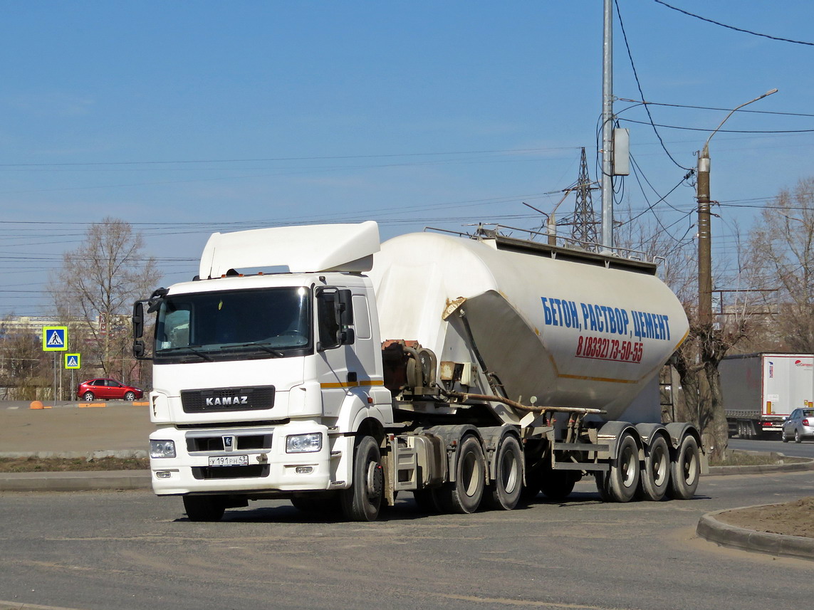 Кировская область, № У 191 РН 43 — КамАЗ-65206-T5(68)
