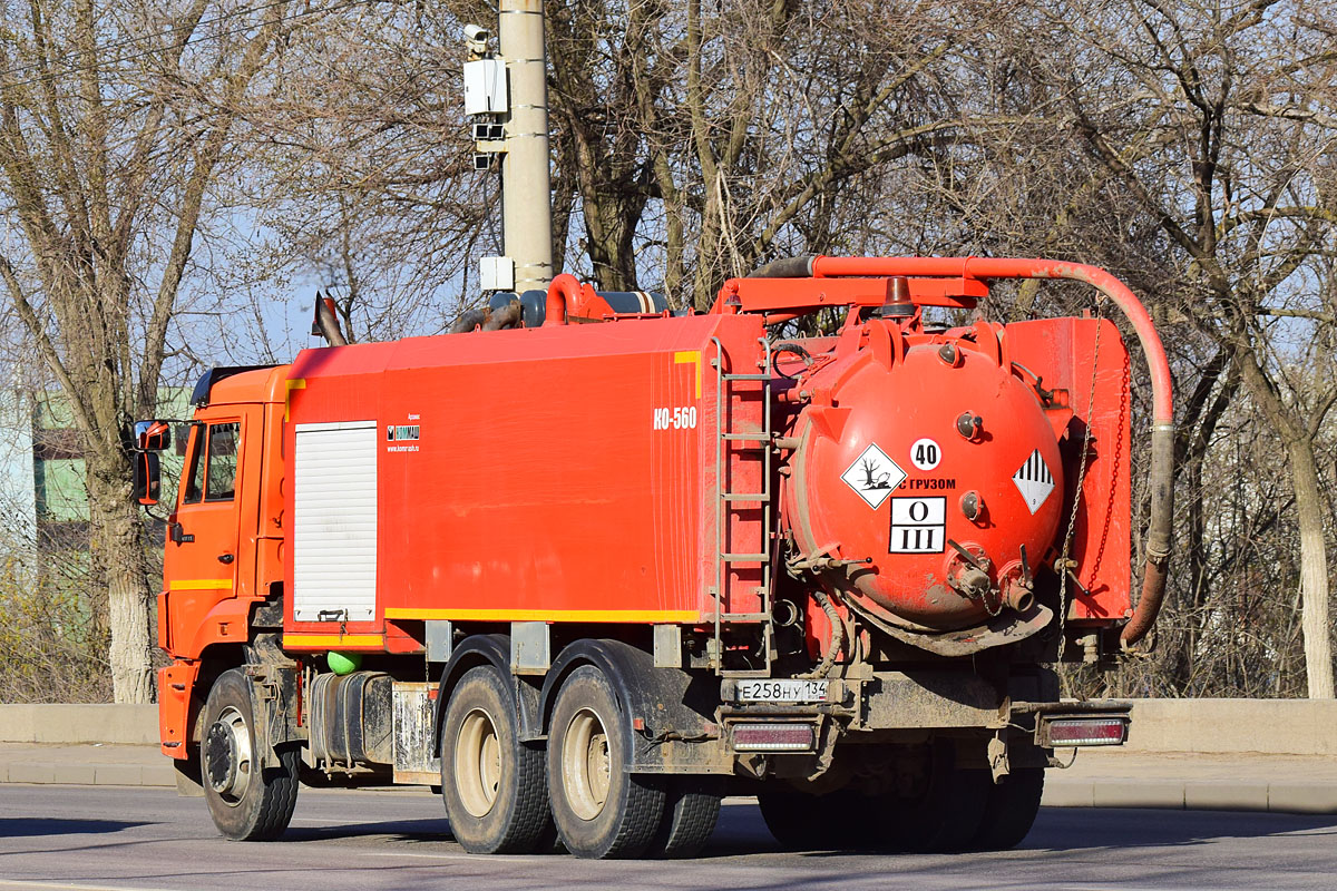 Волгоградская область, № Е 258 НУ 134 — КамАЗ-65115-A5(48)