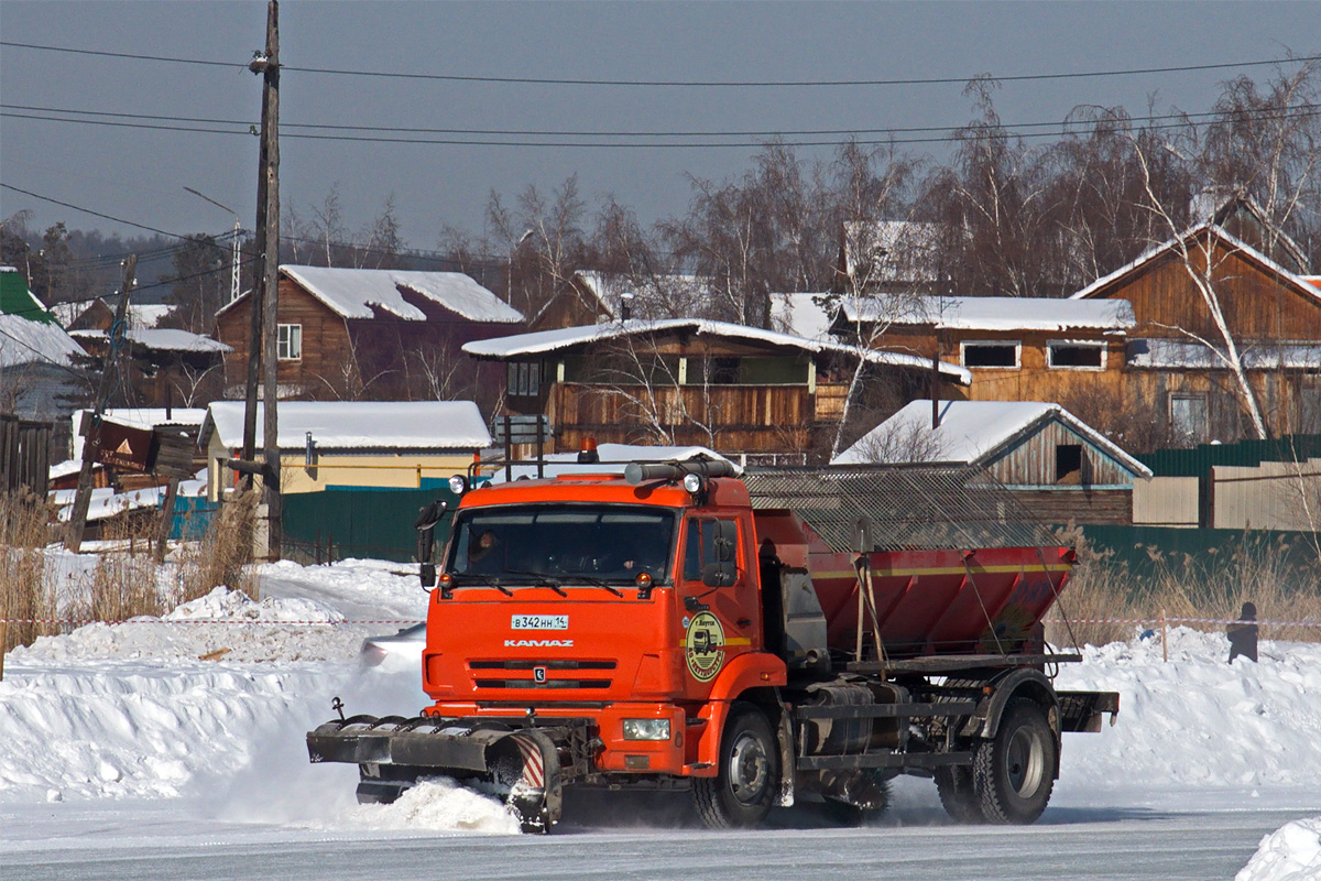 Саха (Якутия), № В 342 НН 14 — КамАЗ-43253-R4(28)