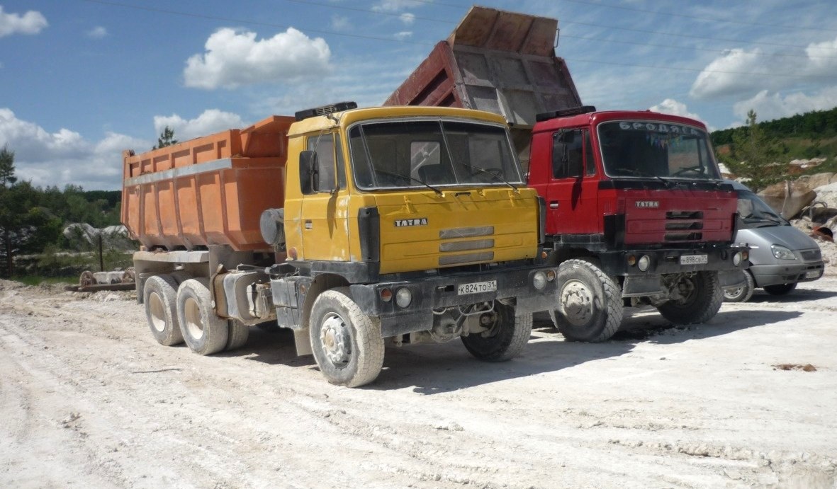 Белгородская область, № Н 898 СВ 31 — Tatra 815 S3; Белгородская область, № К 824 ТО 31 — Tatra 815-2 S3