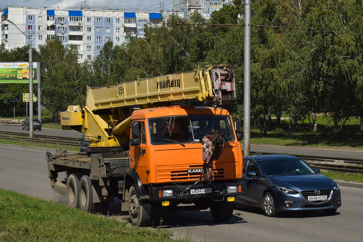 Алтайский край, № Н 834 УЕ 22 — КамАЗ-53229-02 [53229C]
