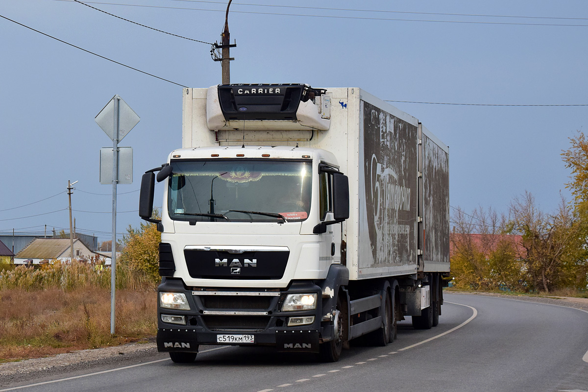 Волгоградская область, № С 519 КМ 193 — MAN TGS 26.350