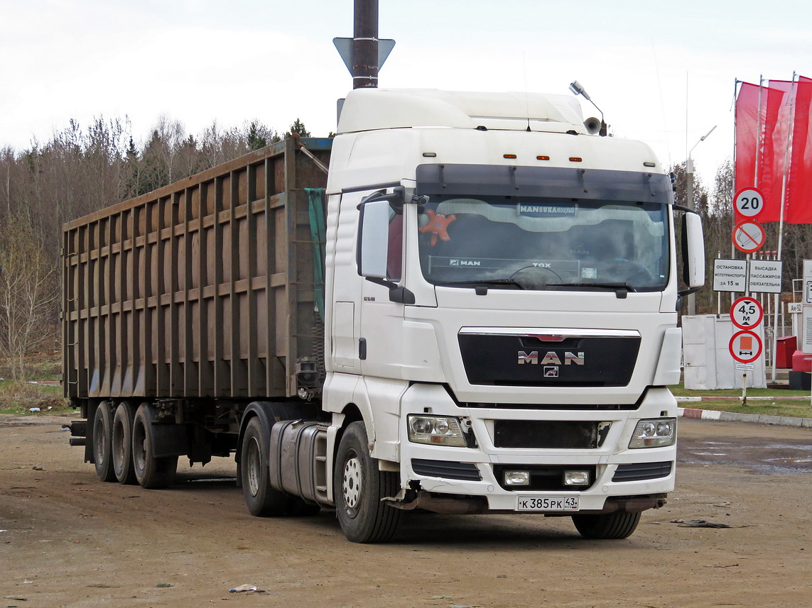 Кировская область, № К 385 РК 43 — MAN TGX ('2007) 18.400