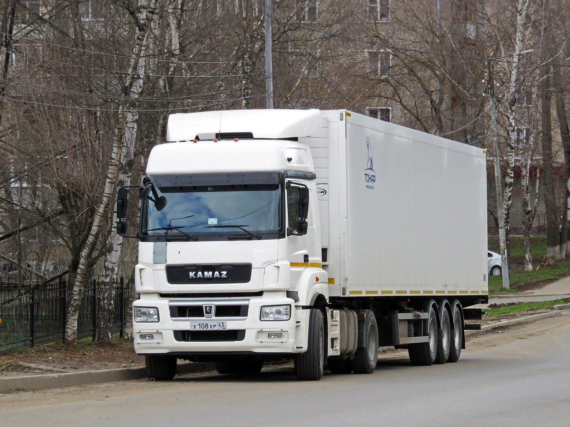 Кировская область, № Х 108 ХР 43 — КамАЗ-5490-S5(87)