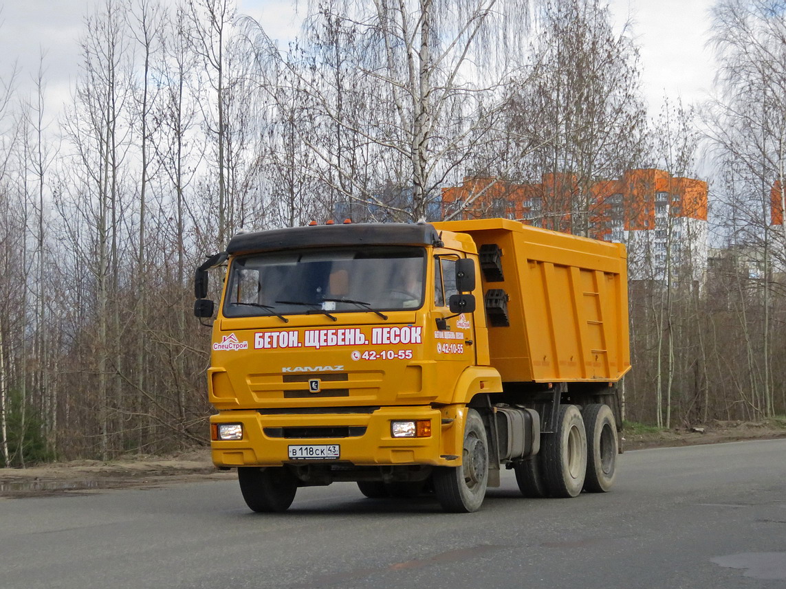 Кировская область, № В 118 СК 43 — КамАЗ-65116-N3(78)