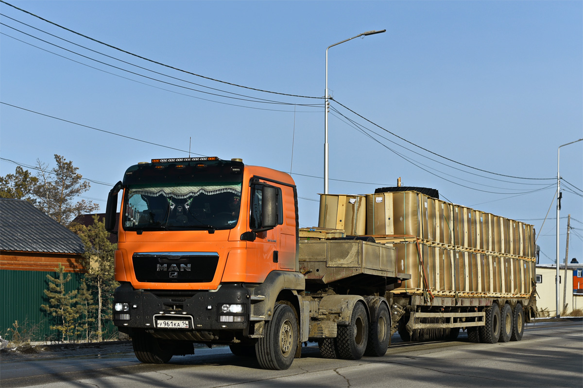 Саха (Якутия), № У 961 КА 14 — MAN TGS 33.440
