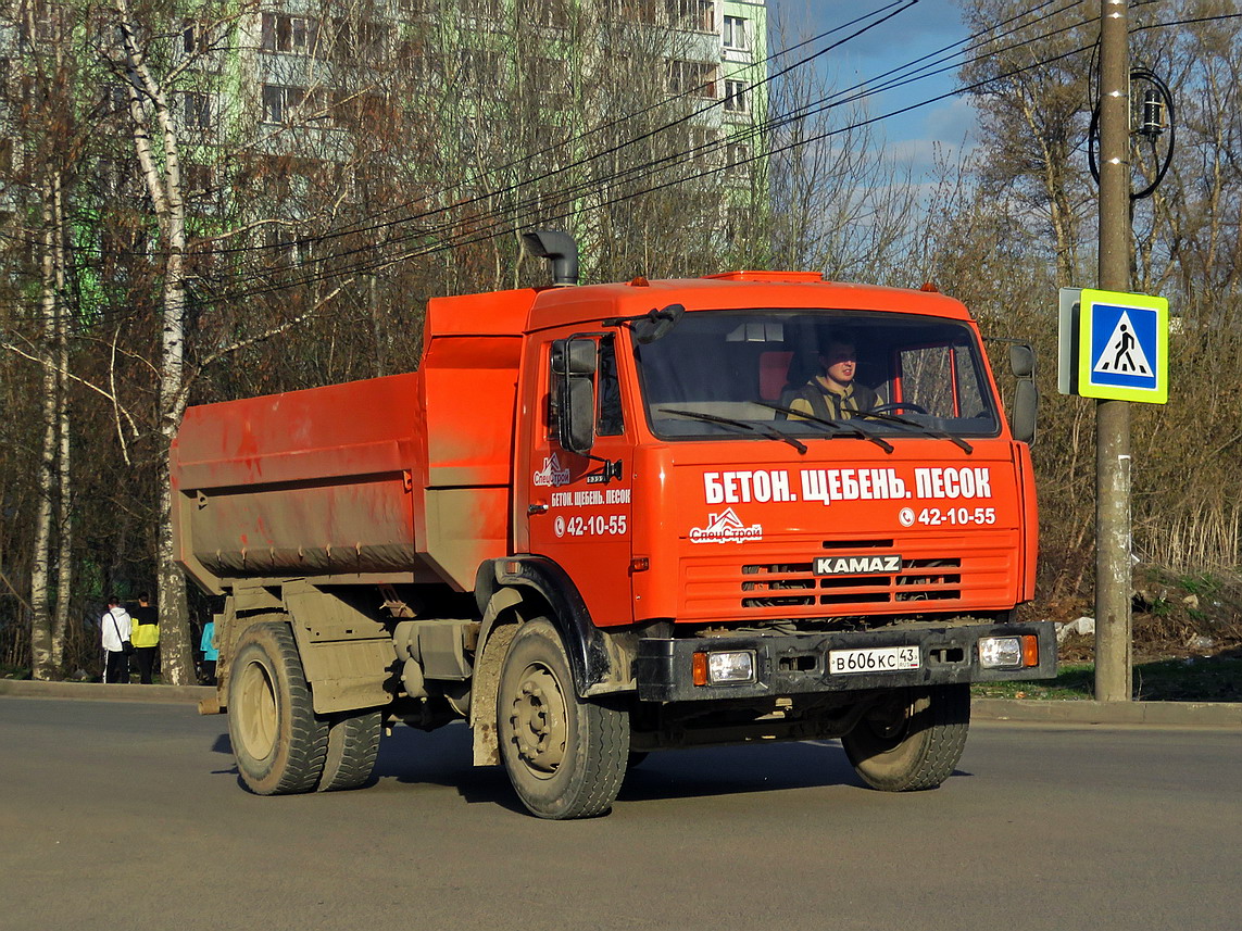 Кировская область, № В 606 КС 43 — КамАЗ-43255-A3(96)