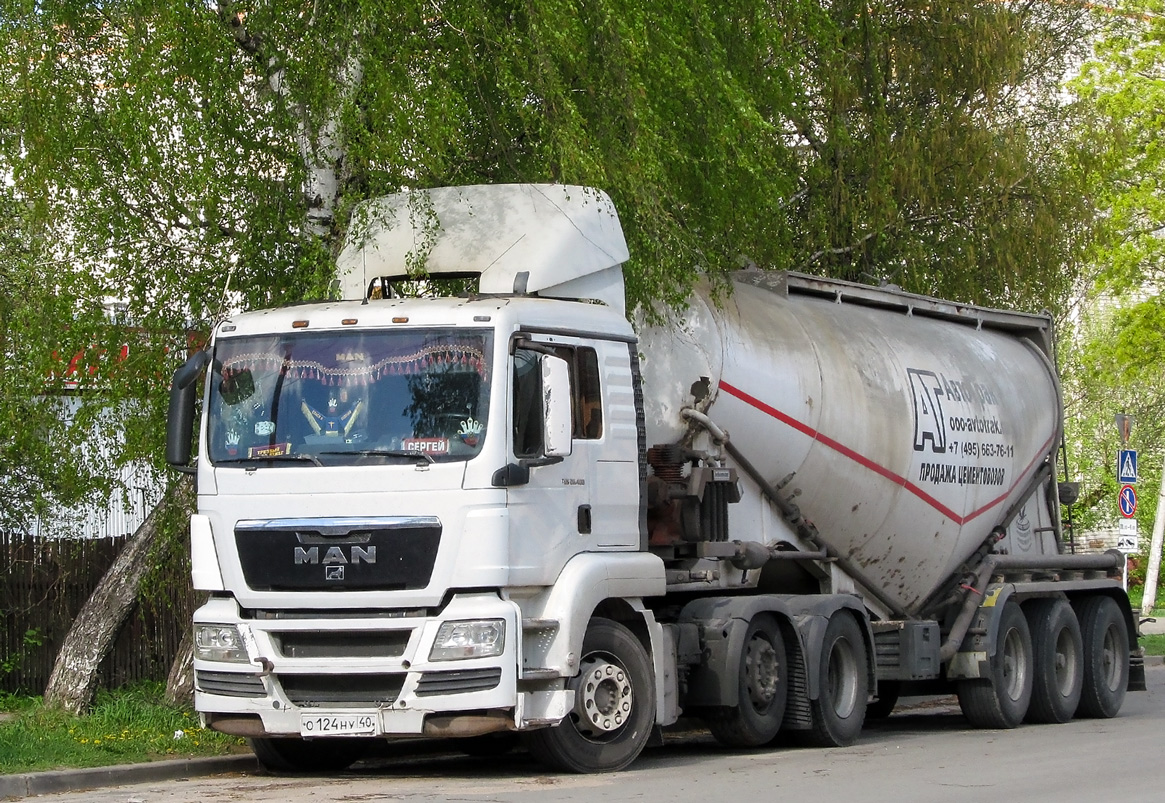 Калужская область, № О 124 НУ 40 — MAN TGS 26.400
