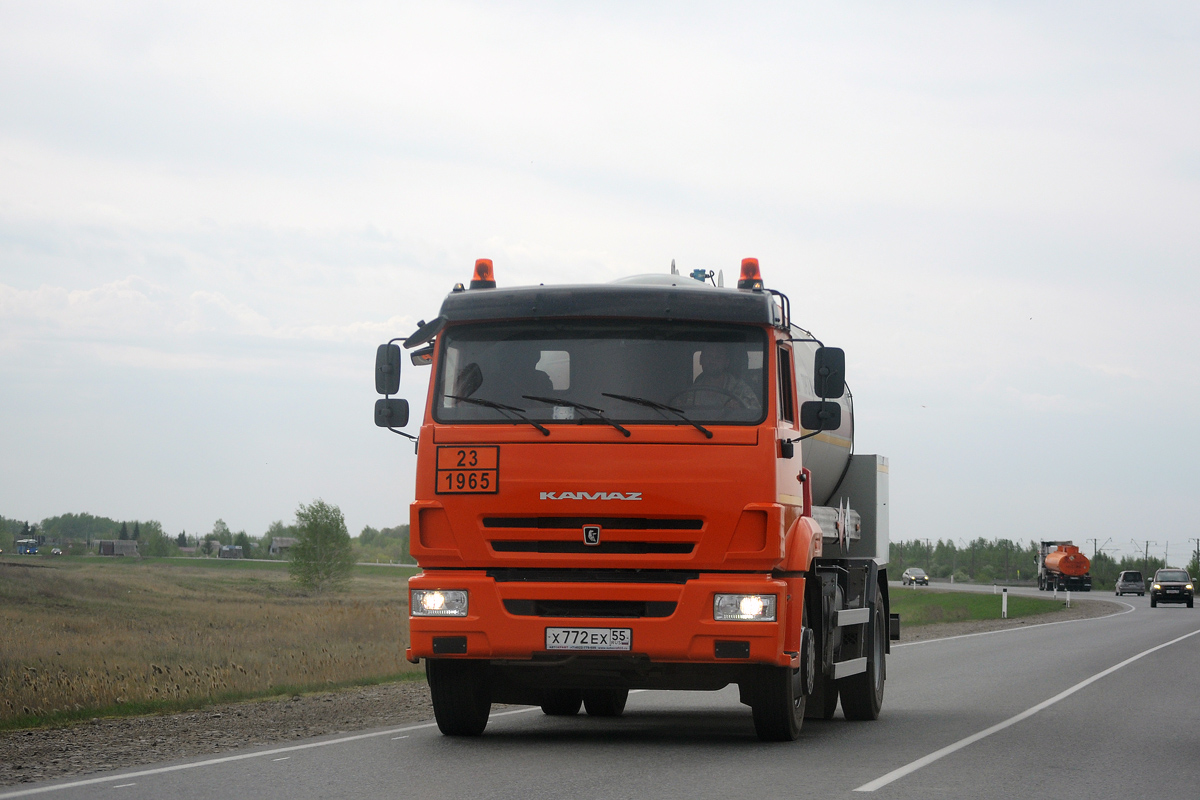 Омская область, № Х 772 ЕХ 55 — КамАЗ-43253-G5(69)