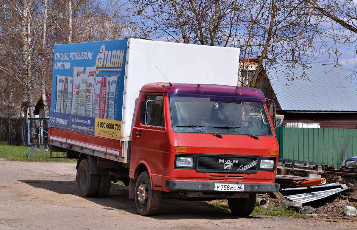 Калужская область, № Р 758 МО 40 — VW-MAN G90