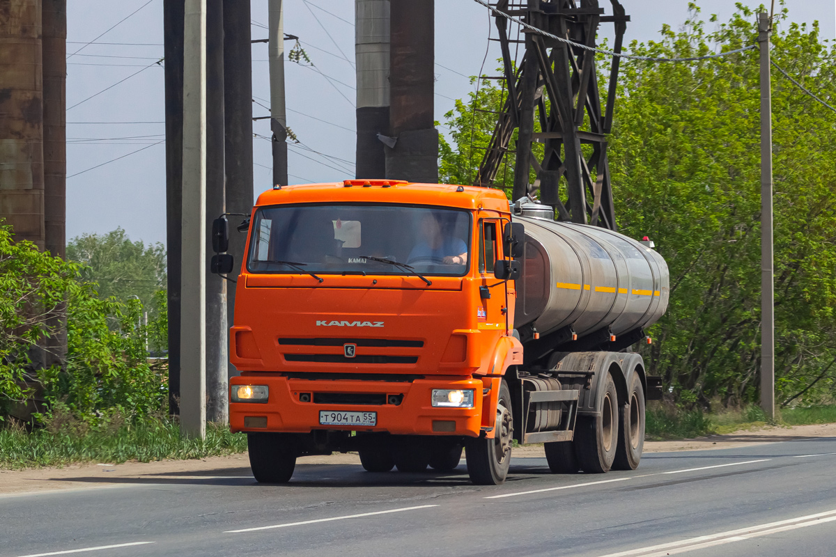 Омская область, № Т 904 ТА 55 — КамАЗ-65115-A4(23)